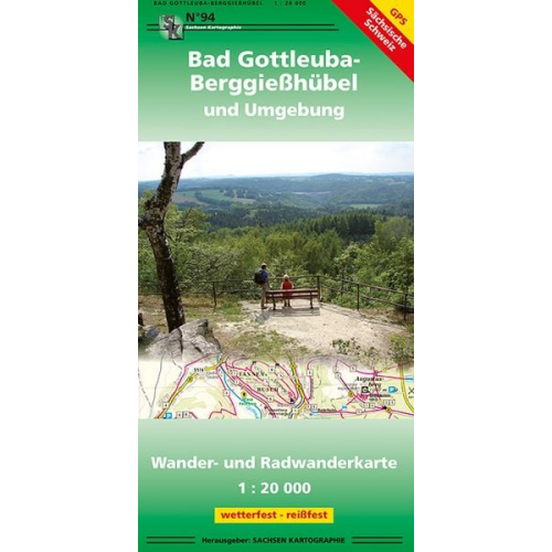 Bad Gottleuba-Berggießhübel und Umgebung 1 : 20 000