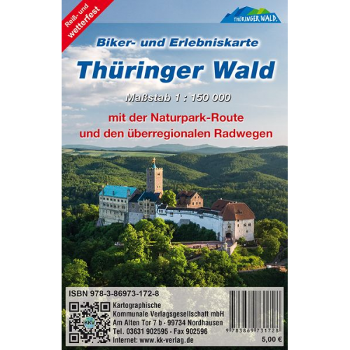 Thüringer Wald 1:150 000