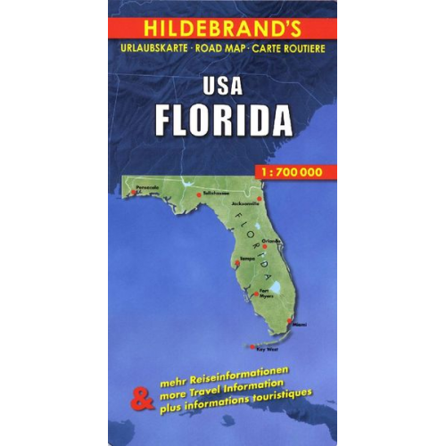 United States Florida 1 : 700 000. Hildebrand's TravelMap