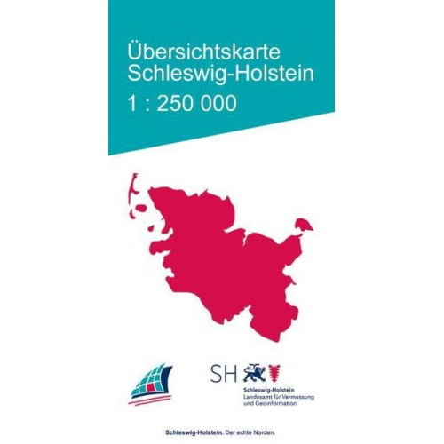 Übersichtskarte Schleswig-Holstein 1:250 000