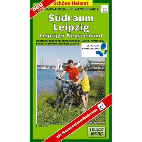 Verlag Barthel - Radwander- und Wanderkarte Südraum Leipzig 1 : 50 000