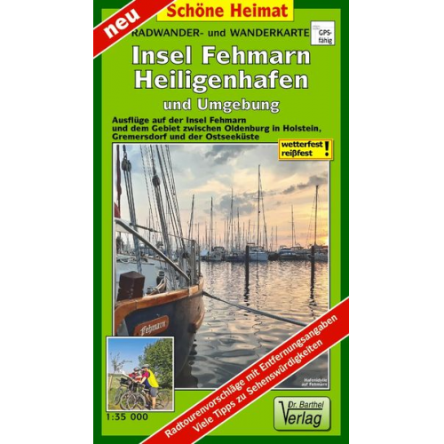 Verlag Barthel - Radwander- und Wanderkarte Insel Fehmarn, Heiligenhafen und Umgebung