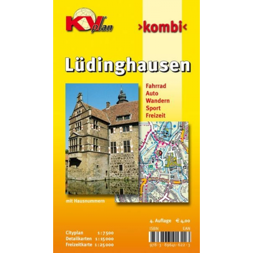 Sascha René Tacken - Lüdinghausen & Seppenrade, KVplan, Radkarte/Freizeitkarte/Stadtplan, 1:25.000 / 1:15.000 / 1:7.500