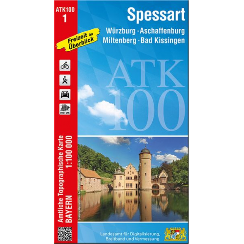 ATK100-1 Spessart (Amtliche Topographische Karte 1:100000)