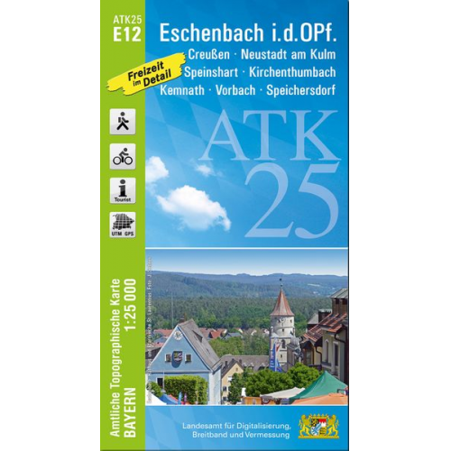 Eschenbach in der Oberpfalz 1 : 25 000