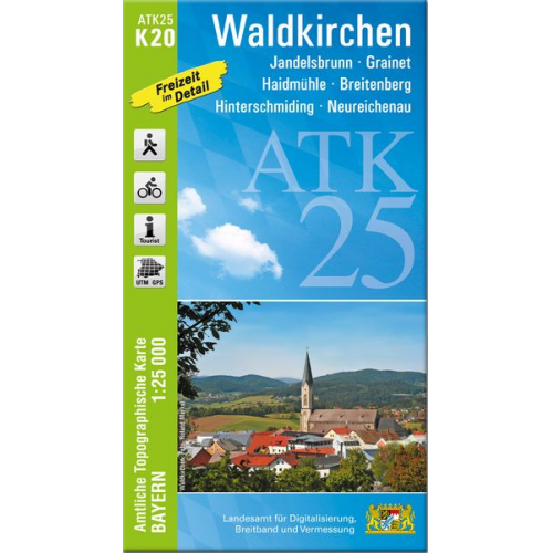 ATK25-K20 Waldkirchen (Amtliche Topographische Karte 1:25000)