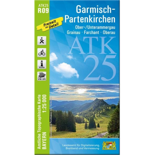 ATK25-R09 Garmisch-Partenkirchen (Amtliche Topographische Karte 1:25000)