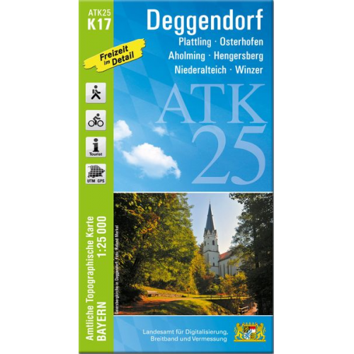 ATK25-K17 Deggendorf (Amtliche Topographische Karte 1:25000)