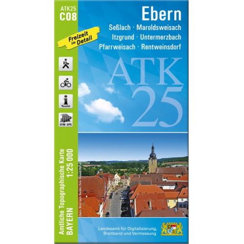 ATK25-C08 Ebern (Amtliche Topographische Karte 1:25000)