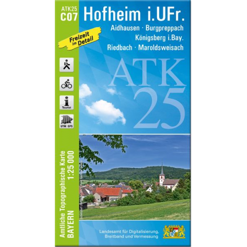 Hofheim i.UFr. (Amtliche Topographische Karte 1:25000)