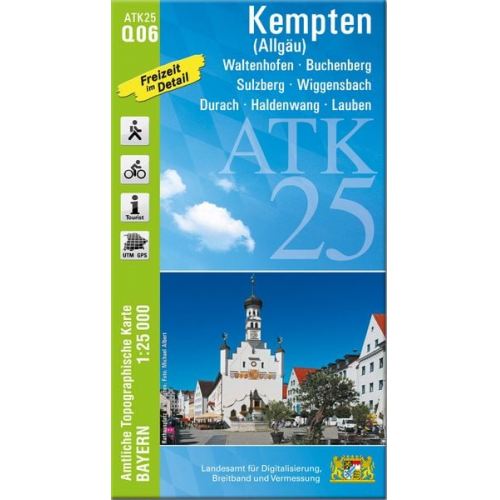 ATK25-Q06 Kempten (Allgäu) (Amtliche Topographische Karte 1:25000)