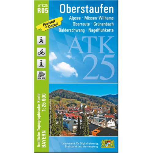 ATK25-R05 Oberstaufen (Amtliche Topographische Karte 1:25000)