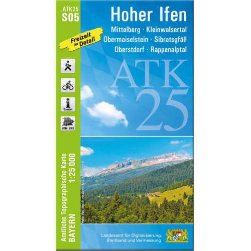 Hoher Ifen (Amtliche Topographische Karte 1:25000)