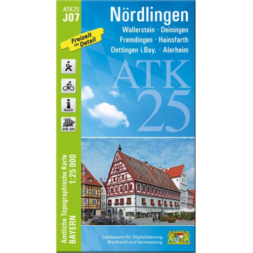 ATK25-J07 Nördlingen (Amtliche Topographische Karte 1:25000)