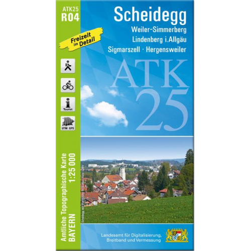 ATK25-R04 Scheidegg (Amtliche Topographische Karte 1:25000)