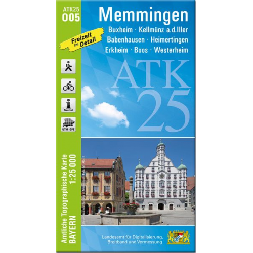 ATK25-O05 Memmingen (Amtliche Topographische Karte 1:25000)