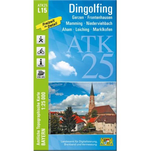 ATK25-L15 Dingolfing (Amtliche Topographische Karte 1:25000)