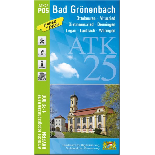 ATK25-P05 Bad Grönenbach (Amtliche Topographische Karte 1:25000)