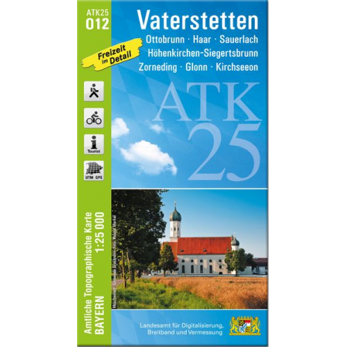 ATK25-O12 Vaterstetten (Amtliche Topographische Karte 1:25000)