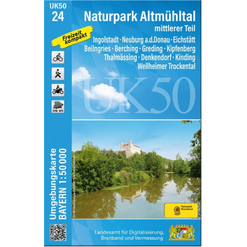 UK50-24 Naturpark Altmühltal mittlerer Teil