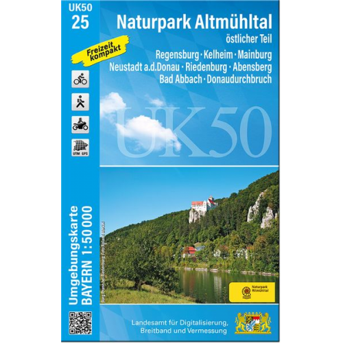 UK50-25 Naturpark Altmühltal, östlicher Teil