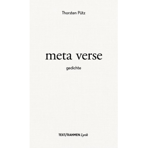 Thorsten Pütz - Meta verse