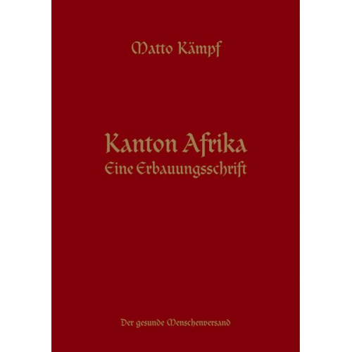 Matto Kämpf - Kanton Afrika