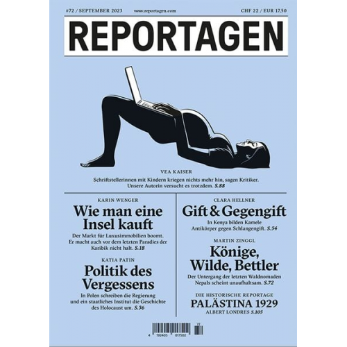 Vea Kaiser Karin Wenger Katia Patin Clara Hellner Martin Zinggl - Reportagen #72