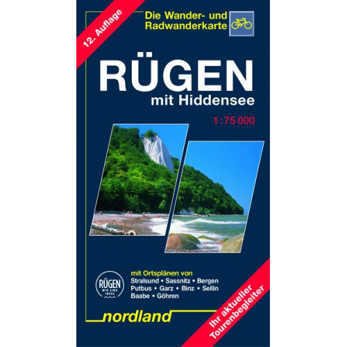 Klaus Hellwich Peter Kast - Deutsche Ostseeküste 06. Rügen mit Hiddensee 1 : 75 000