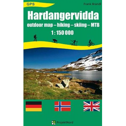 Frank Brandl - Hardangervidda 1 : 150 000