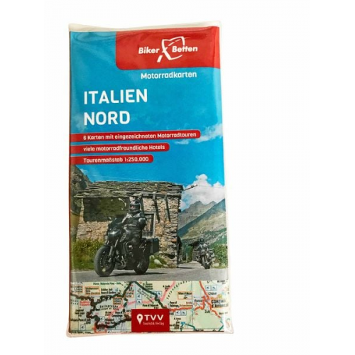 Motorradkarten Set Italien Nord