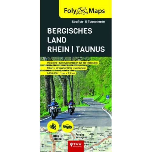 FolyMaps Bergisches Land - Rhein - Taunus 1:250 000