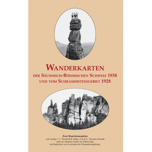 Michael Schmidt - Wanderkarten der Sächsisch-Böhmischen Schweiz 1938 und vom Schrammsteingebiet 1928