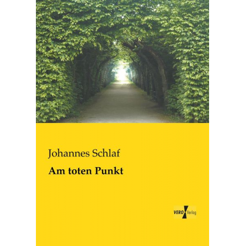 Johannes Schlaf - Am toten Punkt