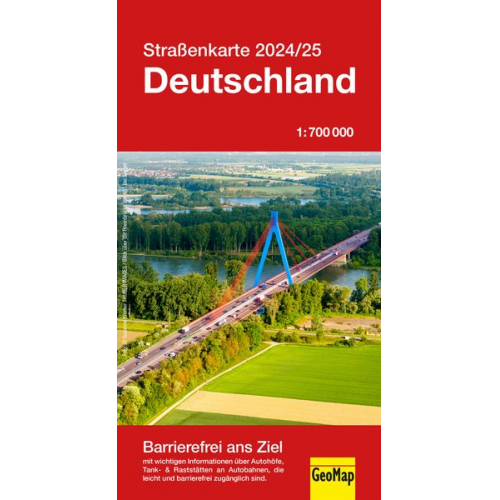 GeoMap - Straßenkarte Deutschland 2024/25