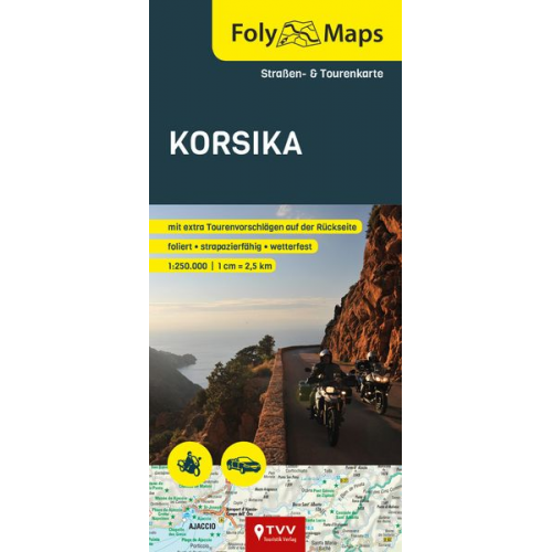 FolyMaps Karte Korsika 1:250 000