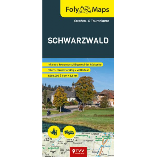 FolyMaps Karte Schwarzwald 1:250 000