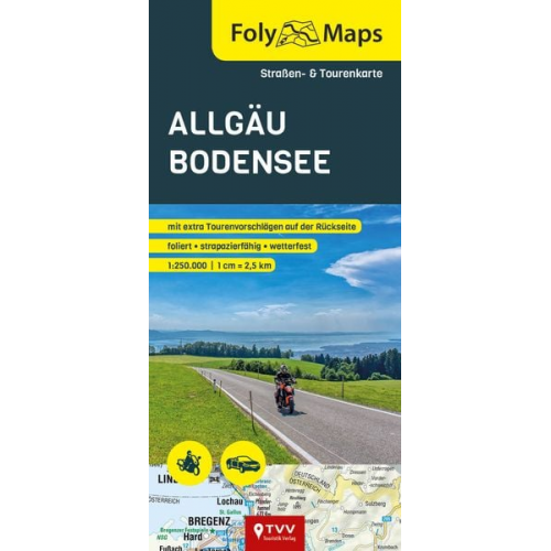 FolyMaps Karte Allgäu Bodensee 1:250 000