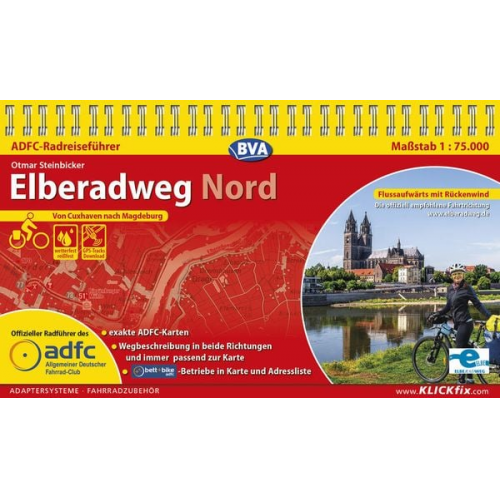 Otmar Steinbicker - ADFC-Radreiseführer Elberadweg Nord 1:75.000 praktische Spiralbindung, reiß- und wetterfest, GPS-Tracks Download