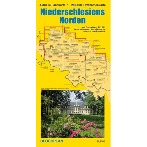 Dirk Bloch - Landkarte Niederschlesiens Norden