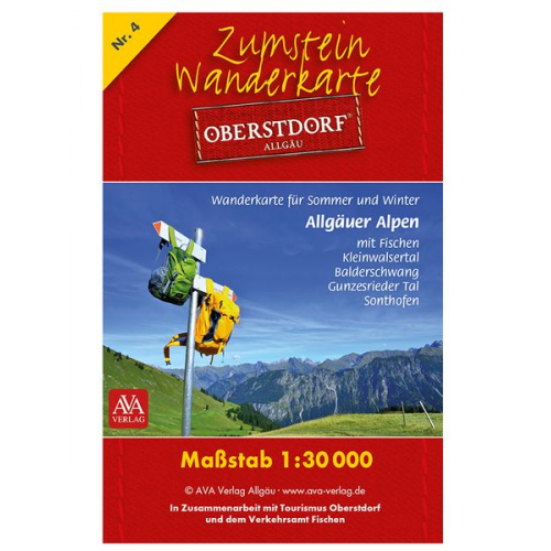 AVA-Verlag Allgäu GmbH - Zumstein Wanderkarte Oberstdorf