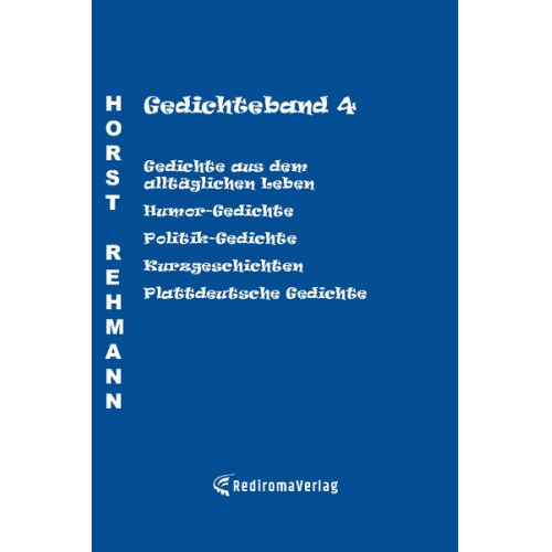 Horst Rehmann - Gedichteband 4