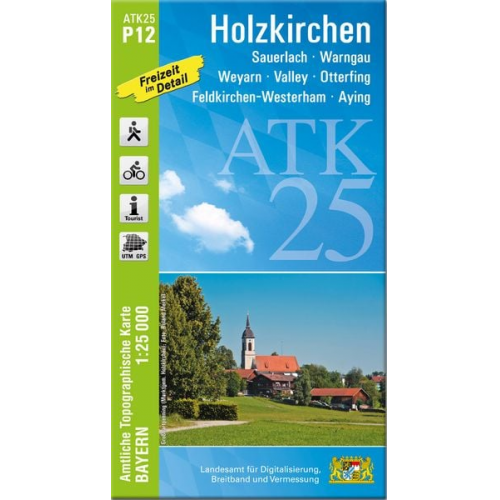 ATK25-P12 Holzkirchen (Amtliche Topographische Karte 1:25000)