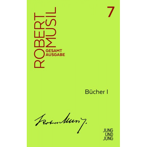 Robert Musil - Bücher I