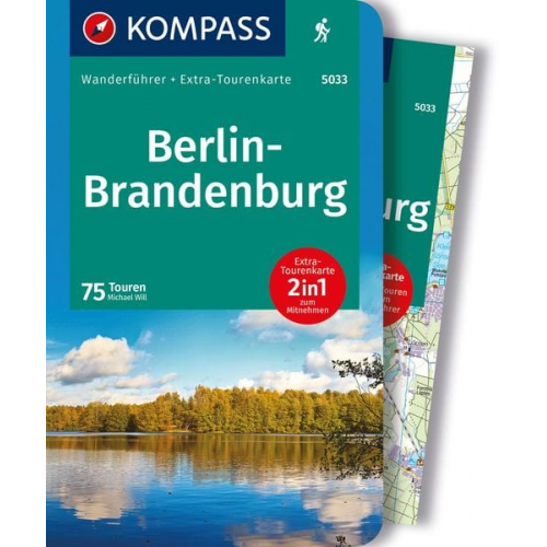 Michael Will - KOMPASS Wanderführer Berlin-Brandenburg, 75 Touren mit Extra-Tourenkarte