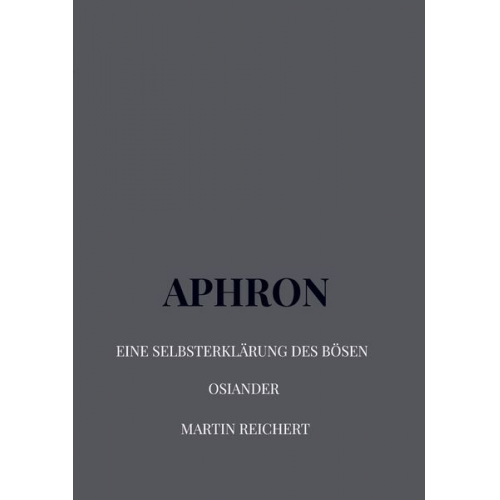 Martin Reichert - Aphron