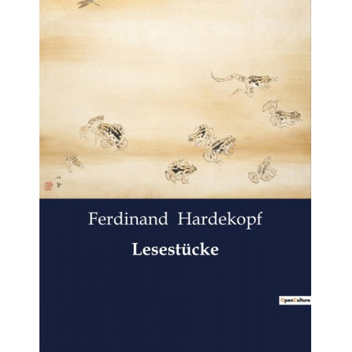 Ferdinand Hardekopf - Lesestücke