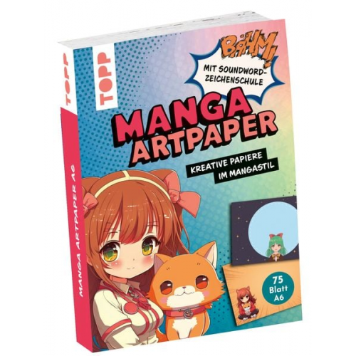 Gecko Keck - Manga Art Paper in DIN A6. Mit Soundword- Zeichenschule