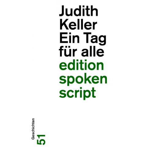 Judith Keller - Ein Tag für alle