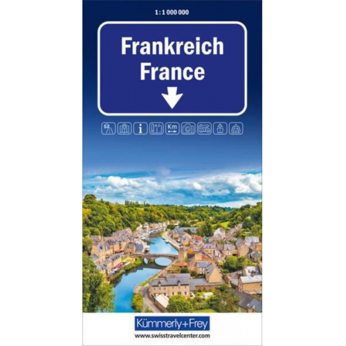 Kümmerly+Frey Strassenkarte Frankreich 1:1 Mio.